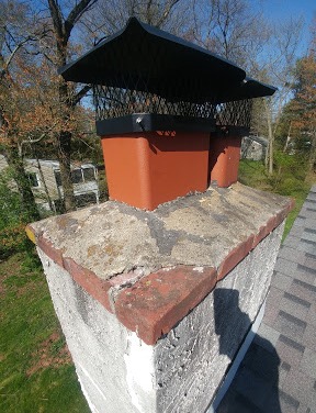 New chimney caps installed in Wayne, PA.