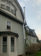 Exterior chimney b-vent installed in Conshohocken, PA