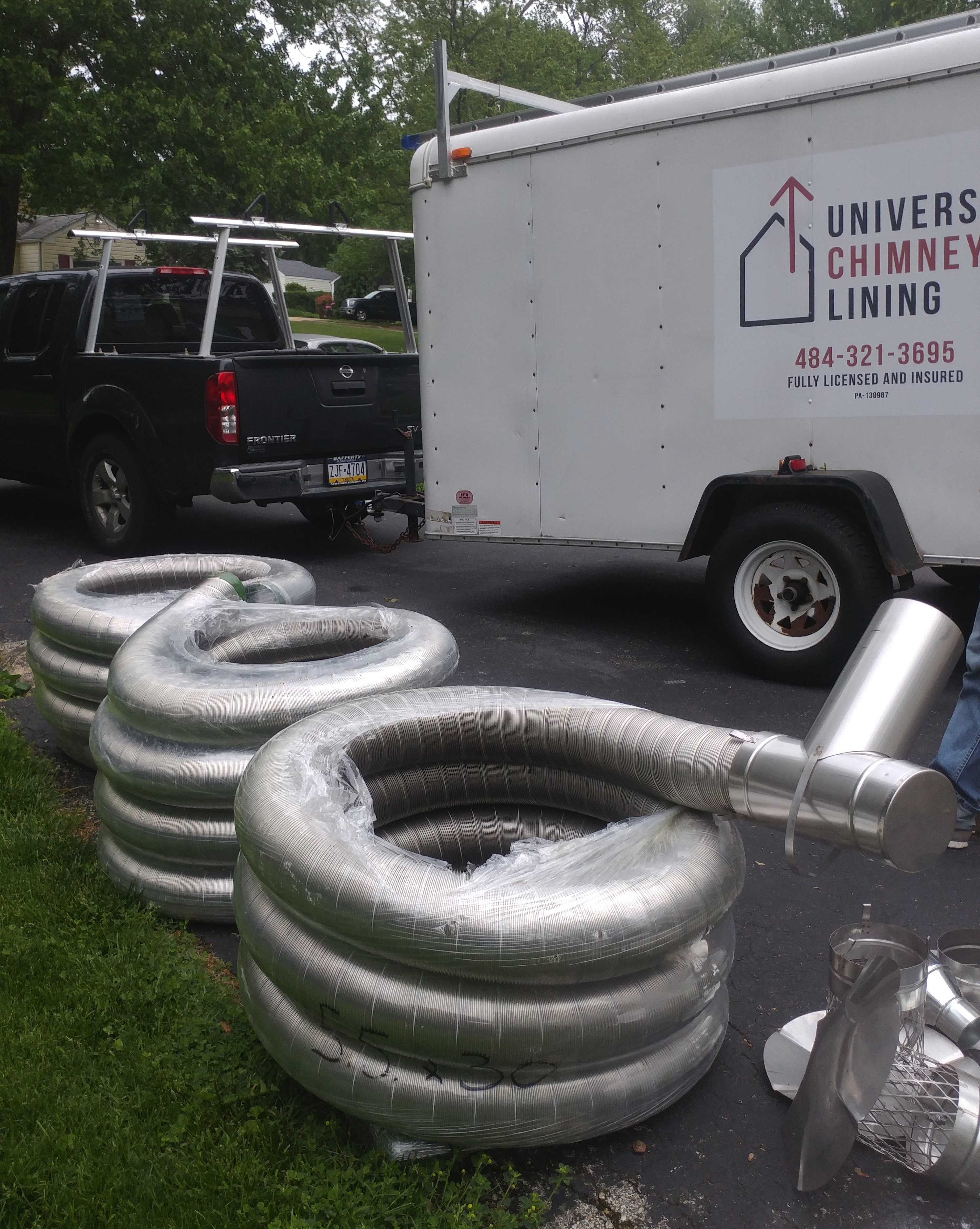 Chimney liners in-stock